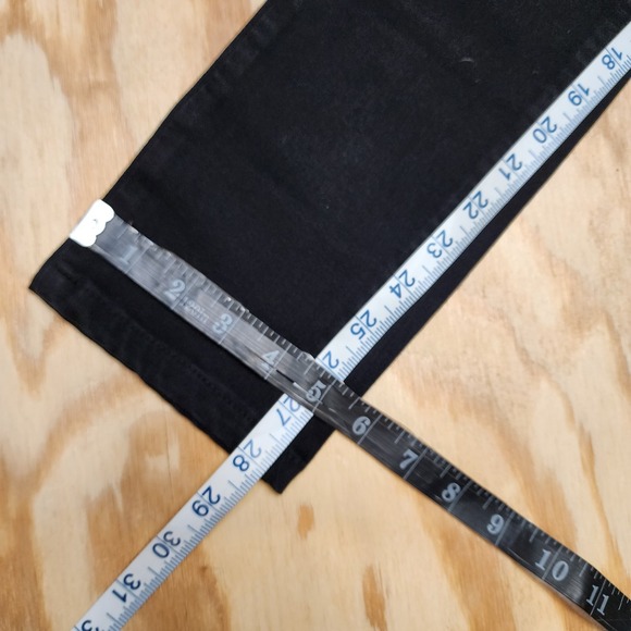 Paige Womens Size 26 Skyline‎ Skinny Jeans Black Stretch (27x28) Nice! - Picture 9 of 10